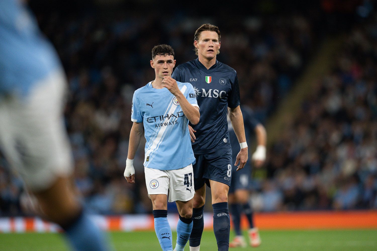 Manchester City - Napoli 2 - 0-3532